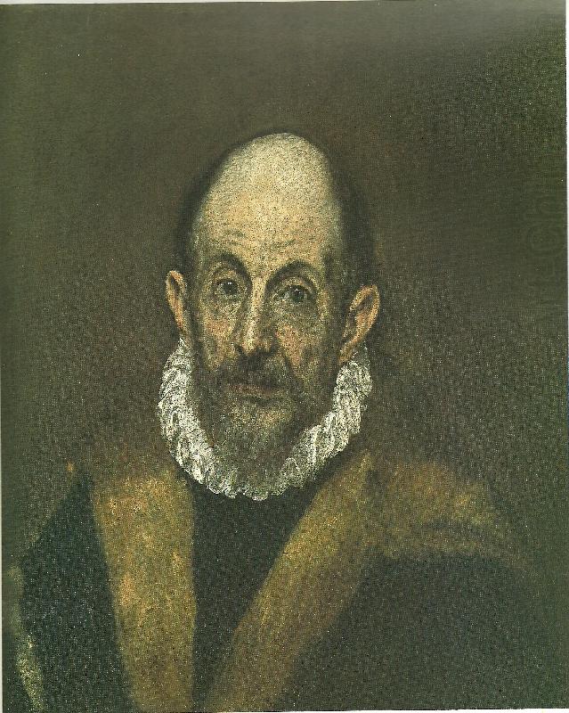 self-portrait, El Greco
